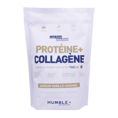 PROTÉINE+COLLAGEN POUDRE Vanille Caramel, 600g | Parashop.com