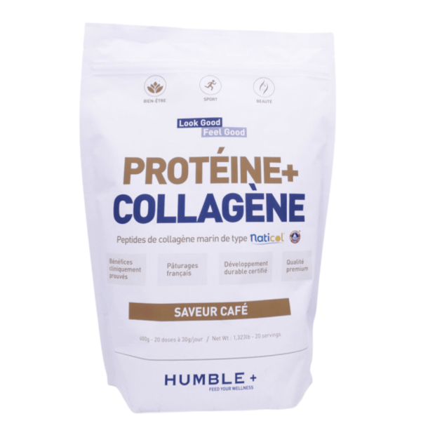 PROTÉINE+COLLAGEN POUDRE Café, 600g | Parashop.com