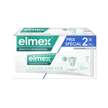 Dentifrice Sensitive Professional Dents Sensibles, 2X75ml