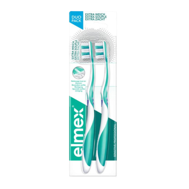 Sensitive Professional Brosse A Dents Extra Souple, x2 | Parashop.com