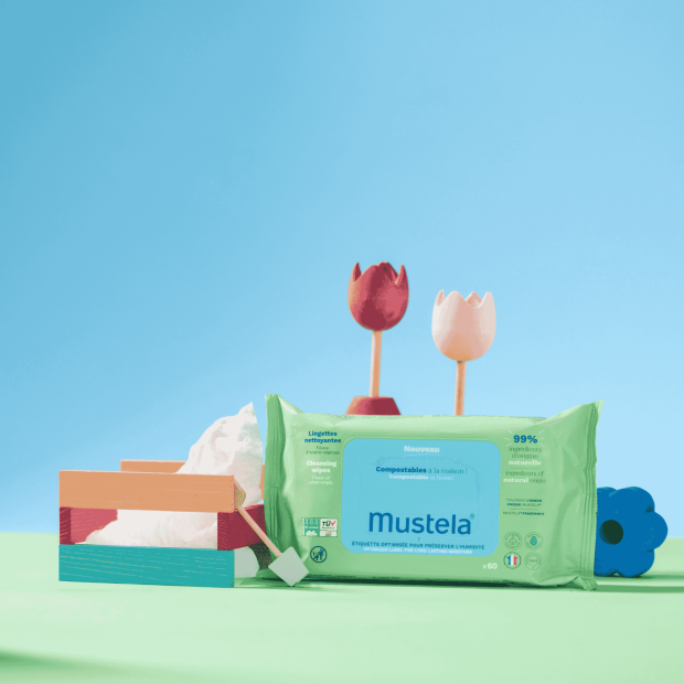 Lingettes Nettoyantes Compostables Avec Parfum, 60 Lingettes