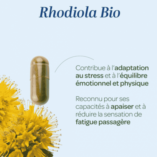 Rhodiola Bio Resistance au Stress, 80 gélules