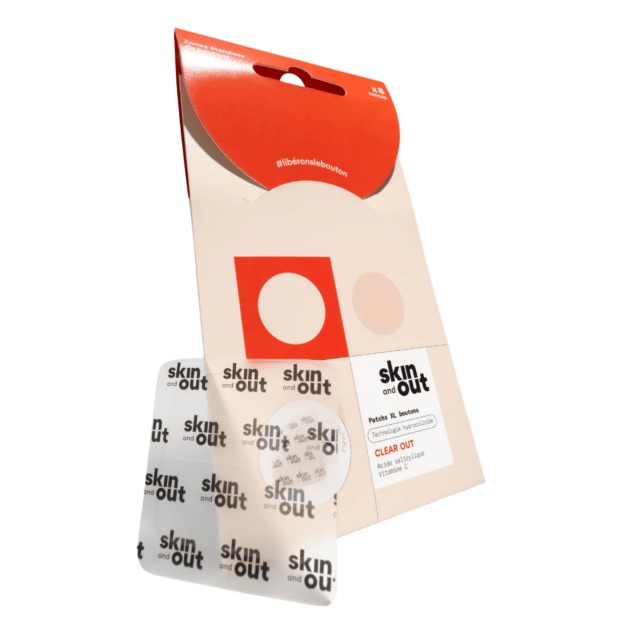 Clear Out Patchs XL boutons hydrocolloïde, 8 unités | Parashop.com