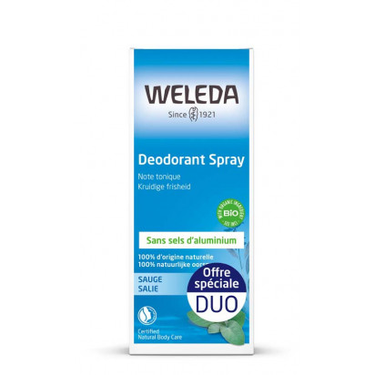 Déodorant à la Sauge, lot 2x200ml Weleda - Parashop