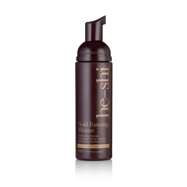 GOLD FOAMING MOUSSE, Autobronzant, 150ml He-Shi - Parashop