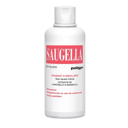 Poligyn Soin Lavant Intime Apaisant et Emollient Ménopause, 500ml | Parashop.com