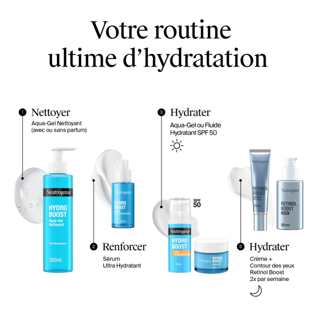 Hydro Boost Aqua-Gel Peau Normale Mixte, 50ml