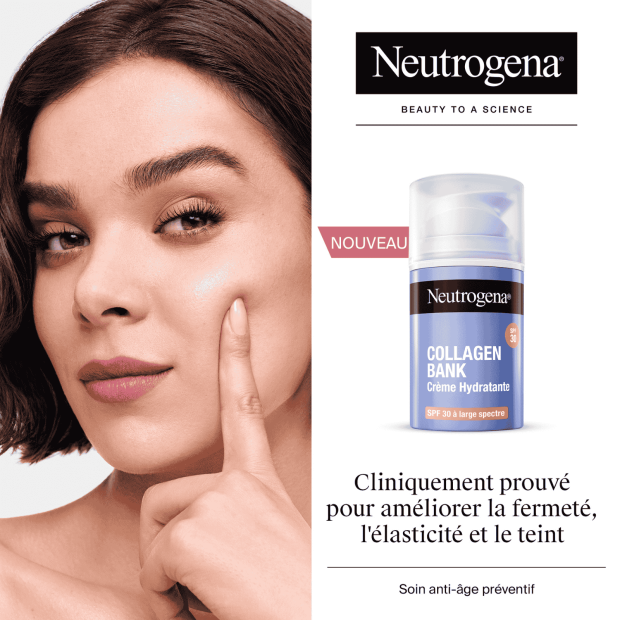 Collagen Bank Crème Hydratante SPF30 Tous Types de Peaux, 30ml