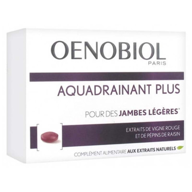 MINCEUR, Aquadrainant Plus, 45 Comprimés Oenobiol - Parashop