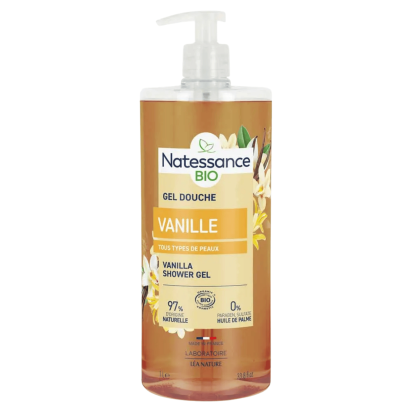 VANILLE, Gel Douche Vanille BIO, 1L | Parashop.com