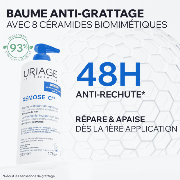 Xémose Baume Oléo-Apaisant Anti-Grattage, 500ml