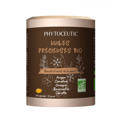 Huiles précieuses bio, 90 capsules Phytoceutic - Parashop