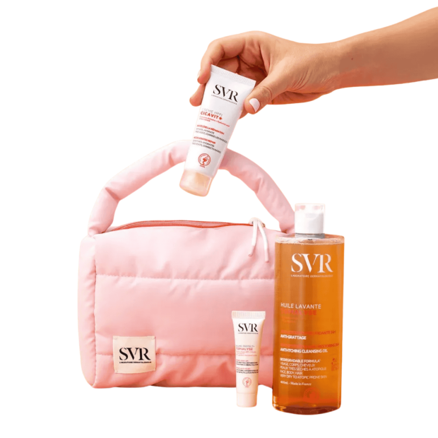 Trousse Maternité Topialyse Huile lavante 400ml + Cicavit+ Crème HPPI 40ml + Topialyse Baume Protect+ 10ml Offert