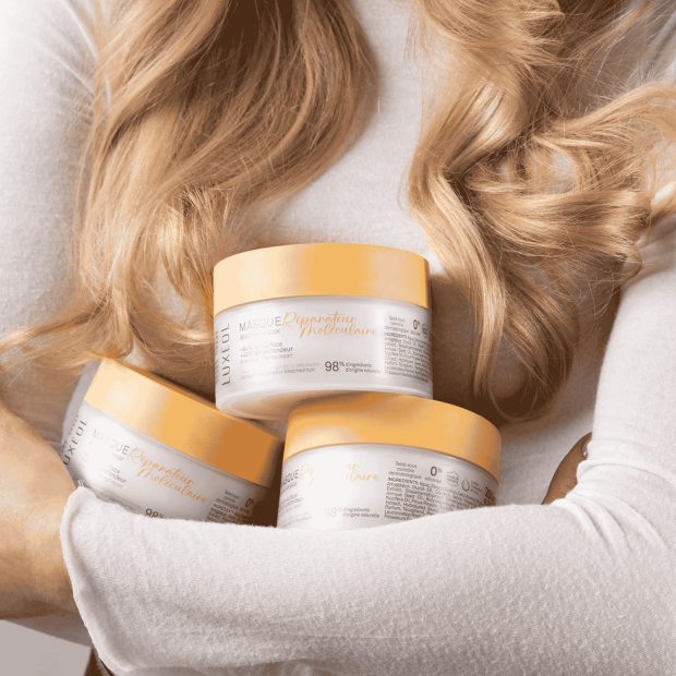 Moleculaire Masque Réparateur Cheveux Abîmés Fragilisés ou Décolorés, 200ml