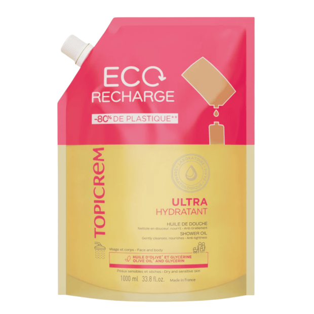 Ultra-Hydratant Huile de Douche Éco-Recharge, 1L | Parashop.com
