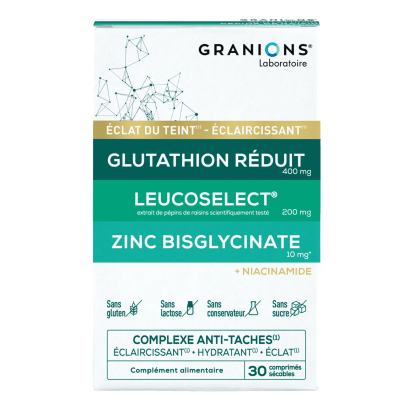 Complexe Anti-Tâches Eclaircissant éclat et hydratant, 30 comprimés | Parashop.com