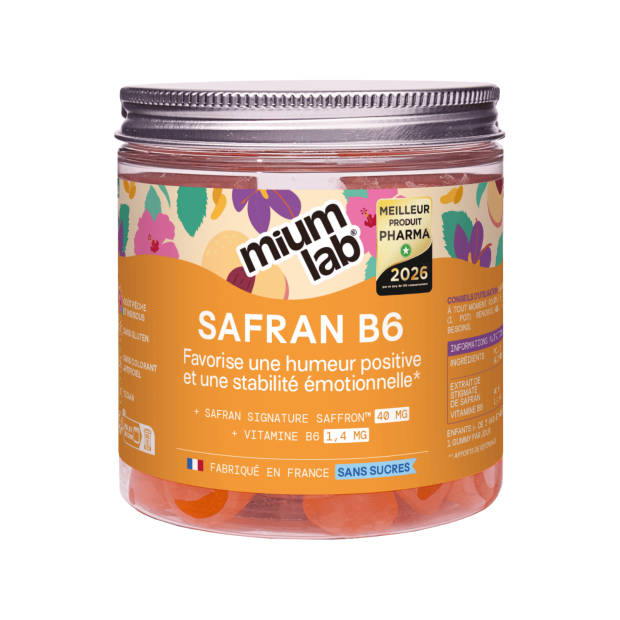 Gummies Safran B6 Equilibre Emotionnel Sans Sucre, 42 Gummies | Parashop.com