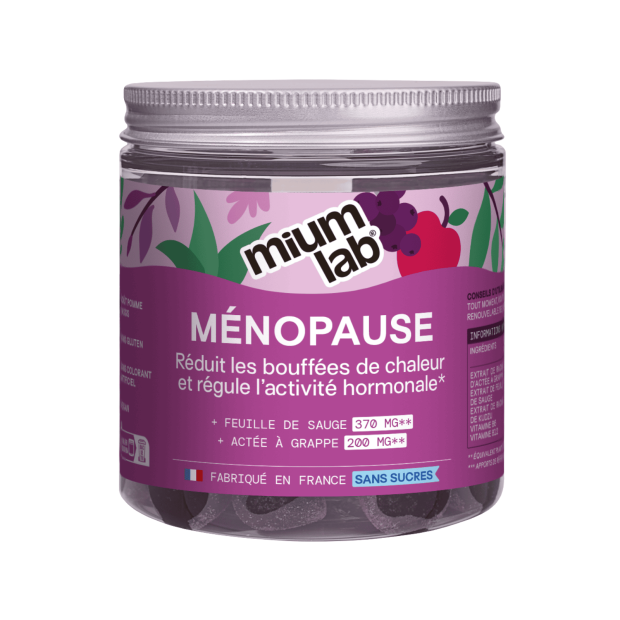 Mium Lab Gummies Ménopause Sans Sucre, 42 gummies | Parashop.com