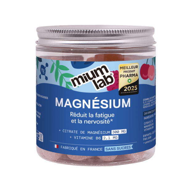 Mium Lab Gummies Magnésium Sans Sucre, 42 gummies | Parashop.com