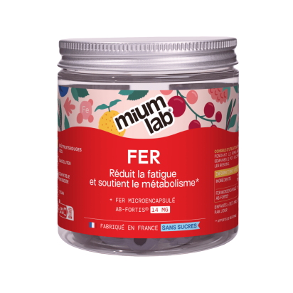Mium Lab Gummies Fer Sans Sucre, 42 gummies | Parashop.com