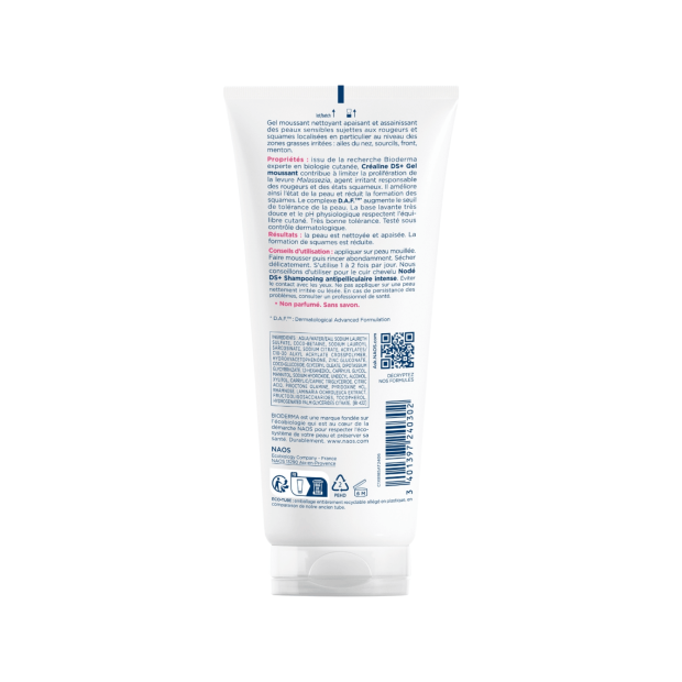 Créaline Ds+ Gel Nettoyant, 200ml