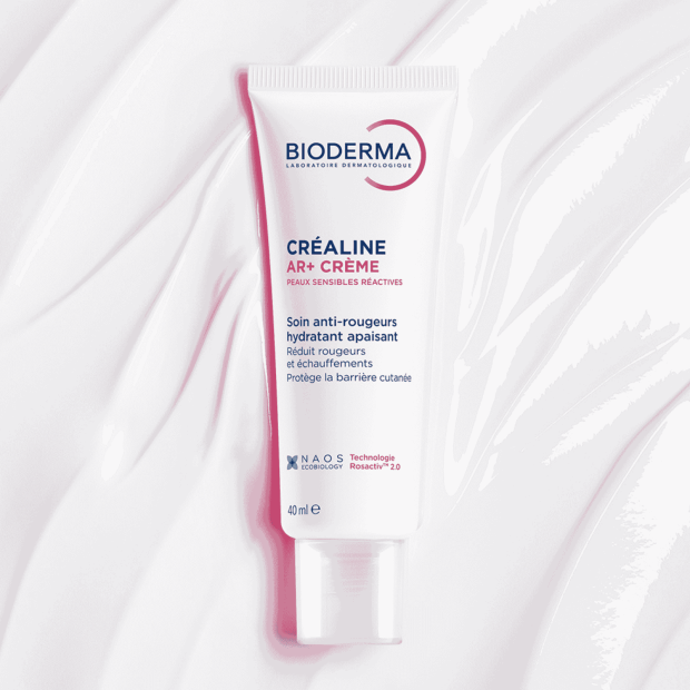 Crealine AR+ Crème Soin Anti-Rougeurs Hydratant Apaisant Peaux sensibles, 40ml