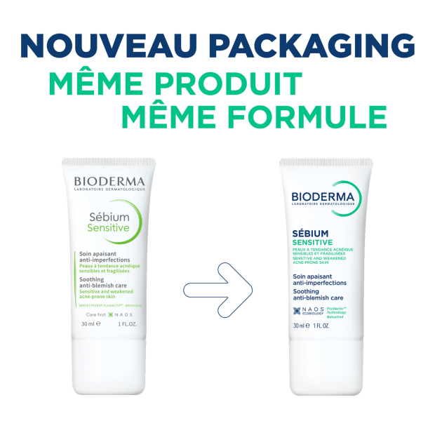 Sébium Sensitive Soin Apaisant Anti-Imperfections, 30ml