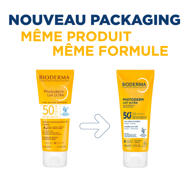 Photoderm Lait Ultra Spf50+ Non Parfumé, 100ml