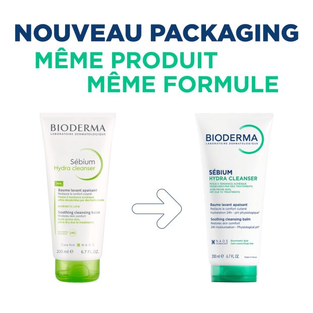 Sebium Hydra Cleanser Baume Lavant Apaisant, 200ml
