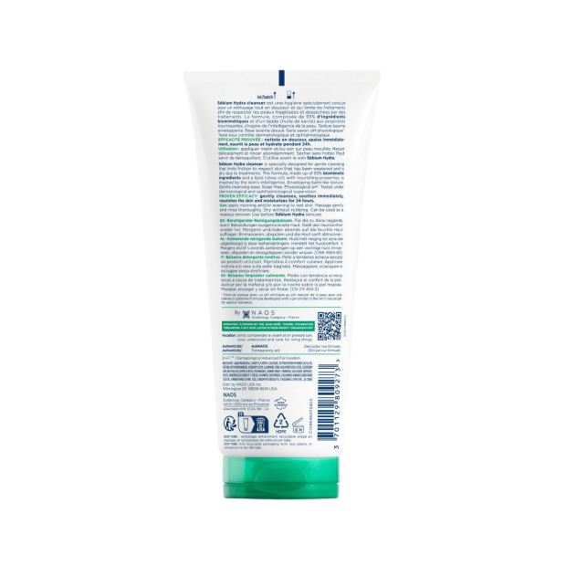 Sebium Hydra Cleanser Baume Lavant Apaisant, 200ml