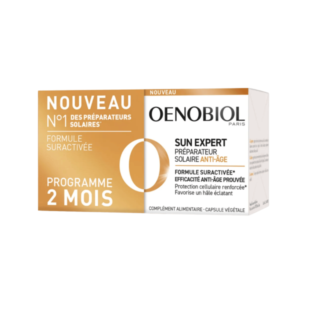 Sun Expert Préparateur Solaire 3en1, Lot 2x30 Capsules | Parashop.com