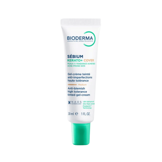 SÉBIUM KERATO+ COVER Gel-Crème Teinté Anti-Imperfections Teinte Médium, 30ml | Parashop.com