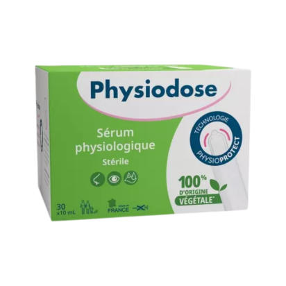 Sérum Physiologique Stérile, 30 Unidoses Végétales 10ml | Parashop.com