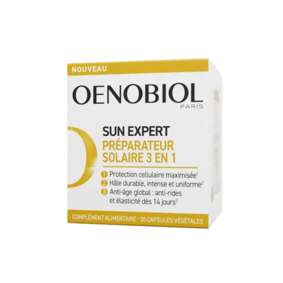 Sun Expert Préparateur Solaire 3en1, 30 Capsules | Parashop.com