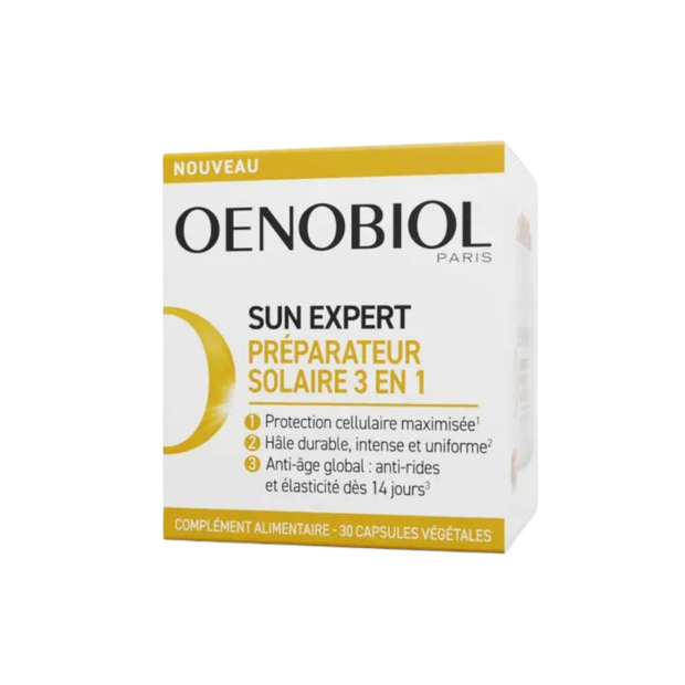 Sun Expert Préparateur Solaire 3en1, 30 Capsules | Parashop.com