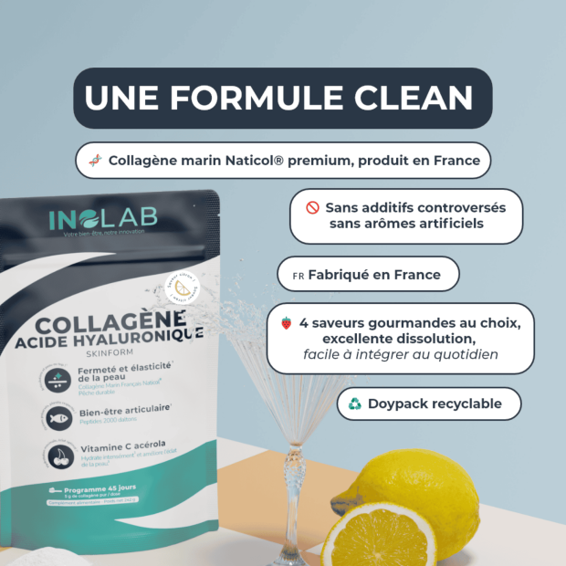 Collagène Marin Arôme Citron Complexe Peau & Articulations, 242G