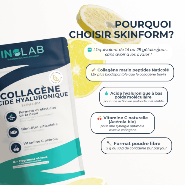Collagène Marin Arôme Citron Complexe Peau & Articulations, 242G