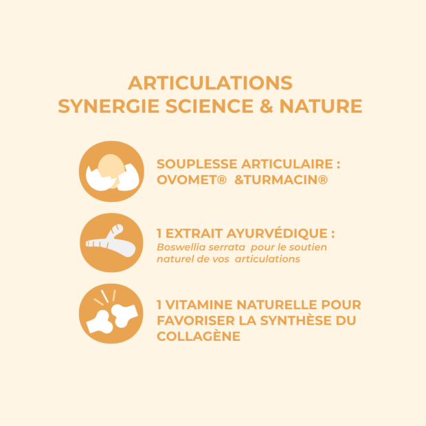 Flexiform Complément Articulaire Collagène d’Œuf, Curcuma, Boswellia et Vitamine C, 60 comprimés