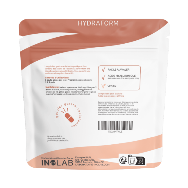Hydraform Acide Hyaluronique, 30 gélules