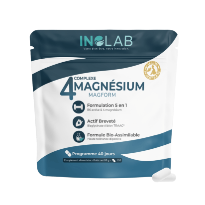 Inolab Magform complexe 4 magnésium, 120 gélules | Parashop.com