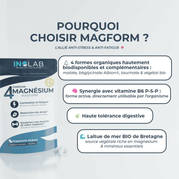 Magform Complexe 4 Magnésium, 120 Gélules