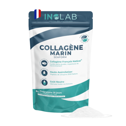 Inolab Seaform 100% Pur Collagène Marin Poudre Goût Neutre, 175g | Parashop.com