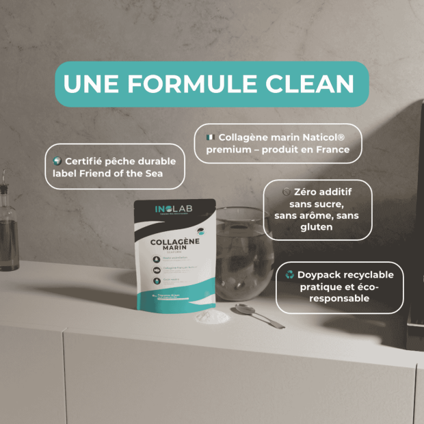 Seaform 100% Pur Collagène Marin Poudre Goût Neutre, 175g