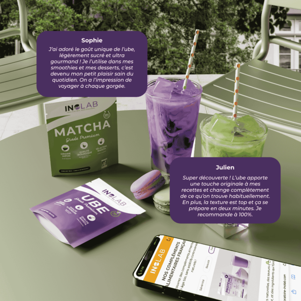 Poudre d’UBE Premium Igname Violet des Philippines, 100g