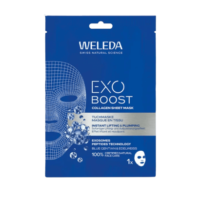 Exo Boost Collagen Masque Tissu Liftant Gentiane Bleue Edelweiss, 1 unité | Parashop.com