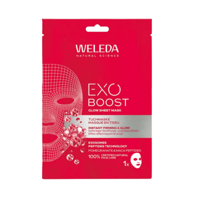 Exo Boost Glow Masque Tissu Eclat Grenade et Peptides de Maca, 1 unité | Parashop.com