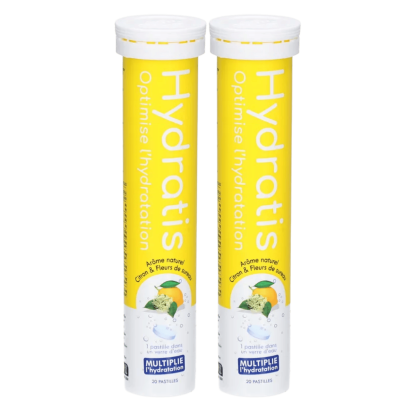 Solution De Rehydratation Citron Sureau, Lot 2x20 Pastilles Effervescentes | Parashop.com