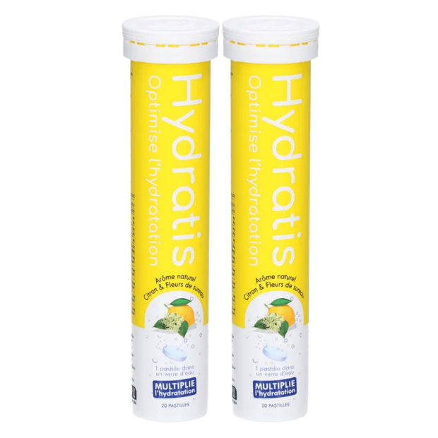 Solution De Rehydratation Citron Sureau, Lot 2x20 Pastilles Effervescentes | Parashop.com
