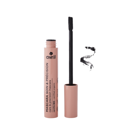 Mascara Soin & Précision Certifié Bio Noir, 10ml | Parashop.com