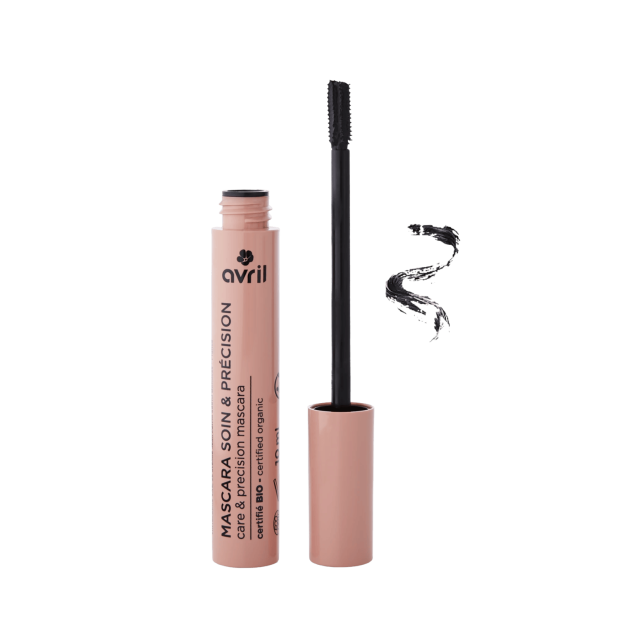 Mascara Soin & Précision Certifié Bio Noir, 10ml | Parashop.com